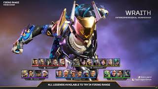 bangaloreWraith HeirloomWraith Prestige845 level140 legendrys14 master loadout skins video [upl. by Rramo]