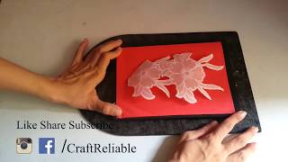 Parchment Craft Paper  Pergamano  Part 2 Of 2  Sketching  Cutting  CraftReliable [upl. by Cissej]