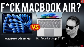 Surface Laptop 7 vs MacBook Air M3  GAME OVER [upl. by Luckett]