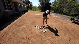 Full Lawn Renovation From Start To Finish  Scalp Dethatch Aeration and Topdress [upl. by Olrac173]