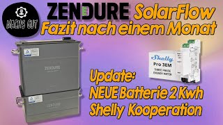 Zendure SolarFlow  Fazit nach einem Monat amp Neue Hardware [upl. by Thorin]