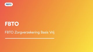 FBTO Basis Vrij  Jij kiest FBTO [upl. by Jaddo]