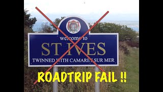 St Ives Road Trip Fail  What were we thinking [upl. by Keldah]