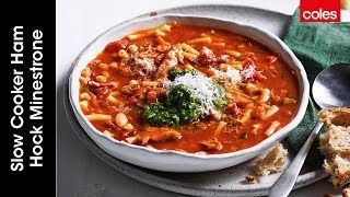 Slow cooker ham hock minestrone [upl. by Oigroig]