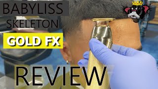 BaByliss Gold fx Skeleton Cordless Trimmer Review [upl. by Otilegna]