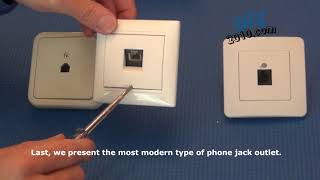 How to Wire a Telephone Wall Jack  Wiring a Home Phone Jack  How to Install a Phone Jack [upl. by Nalyak]