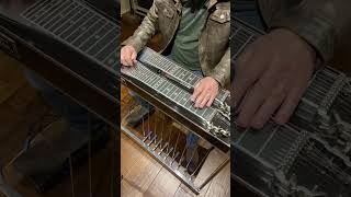 Pedal Steel Guitar Riff’n Improvised Dom 7 Riff music improvisation tutorial live pedalsteel [upl. by Atekehs]