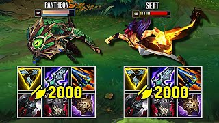 50K HP SETT vs 50K HP PANTHEON FULL BUILD FIGHTS amp Best Moments [upl. by Nevin202]