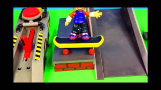 Skateboard Launcher Wild Grinders Rob Dyrdeks Toys Play Doh Tricks Review Disney Cars Toy Club [upl. by Giulio424]