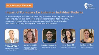 Webinar Impact of Formulary Exclusions on Individual Patients [upl. by Ramor]