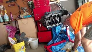 1973 Mustang 351C Rebuild Tear Down Mains and Bearings [upl. by Eissak]