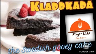 Swedish Kladdkaka  Sticky Chocolate Cake [upl. by Oeramed]