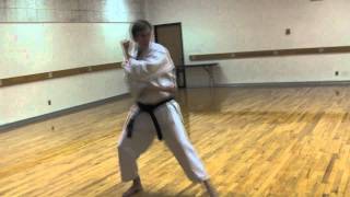 Shotokan Karate Jion Kata demonstration on PaulGaleNetworkcom [upl. by English950]