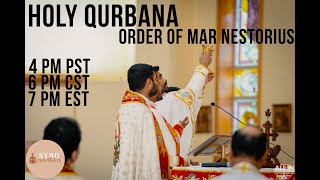 Holy Qurbana in English Order of Mar Nestorius  January 27 2021 [upl. by Felice423]