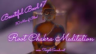 BEAUTIFUL MUSEUM BOWL 7  ROOT CHAKRA  C3  128 HZ  ENJOY ANCIENT SOUNDS WWWTEMPLESOUNDSNET [upl. by Krasnoff918]