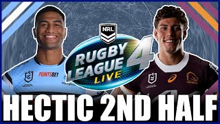 Brisbane Broncos Can’t Stop Scoring Against the Cronulla Sharks on RLL4  NRL Round 14 [upl. by Ginsberg]