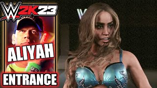 WWE 2K23 Aliyah Entrance Cinematic [upl. by Vincelette]