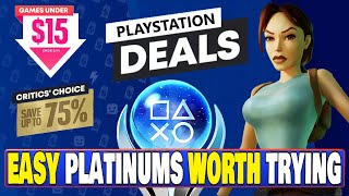 Easy Worth Trying Platinum Games  PSN Deals  Critics Choice amp Games Under 15 Sale [upl. by Niwred]