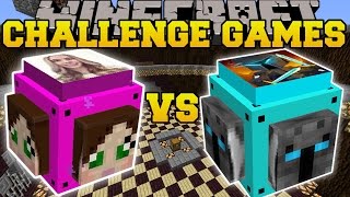 Minecraft POPULARMMOS VS GAMINGWITHJEN CHALLENGE GAMES  Lucky Block Mod  Modded MiniGame [upl. by Lashoh]