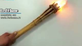 LAMPADINA LED EFFETTO FIAMMA FUOCO FLAME LIGHT BULB spot [upl. by Aicitel260]