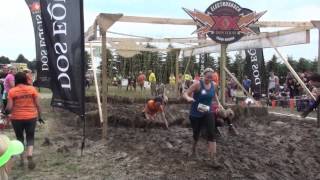 Brutal Clothesline at Tough Mudder Buffalo NY 72713 [upl. by Prisilla]