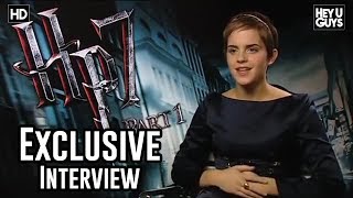 Emma Watson Harry Potter and the Deathly Hallows  Part 1  Exclusive Interview [upl. by Niu]