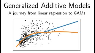 Generalized Additive Models  A journey from linear regression to GAMs [upl. by Elisabetta]