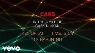 Gary Numan  Cars Karaoke [upl. by Esilahs]