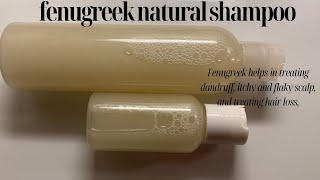 WOW THIS HOMEMADE FENUGREEK amp KERATIN SHAMPOO WILL CHANGE YOUR HAIR  BEST HAIR GROWTH SHAMPOO [upl. by Vonny]