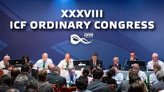 XXXVIII 2021 ICF Ordinary Congress  Day 3 [upl. by Tillinger356]