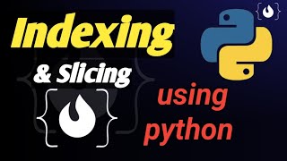 Learn Python  indexing amp slicing playing with string [upl. by Danczyk]