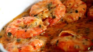 Garlic Butter Shrimp  Crevette au beurre dail  Easy Recipe  ZestyMu Style [upl. by Nireves308]