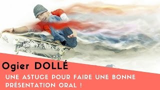 UNE astuce pour faire une bonne présentation oral [upl. by Kieryt]