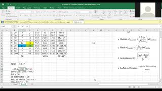 Measures of Central Tendency amp Dispersion [upl. by Robillard99]