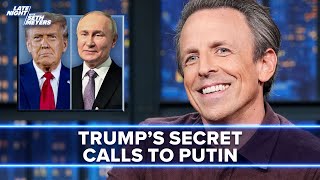 New Book Reveals Trumps Secret Calls to Putin [upl. by Naelopan]