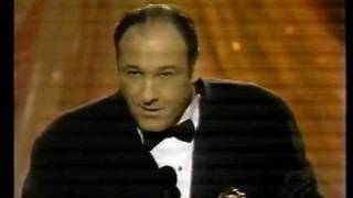 Golden Globe 1999 James Gandolfini The Sopranos [upl. by Halstead420]