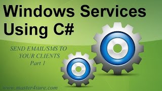 Create Windows Service using C [upl. by Akinat]