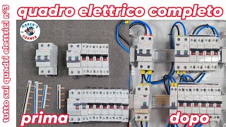 QUADRO ELETTRICO ABITAZIONE NO SPD N°3 IMPIANTO ELETTRICO GUIDA [upl. by Neiv]