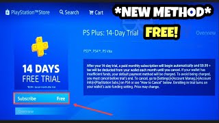 NEW How To Get FREE 14 DAY PS PLUS TRIAL Without CREDIT CARD OR PAYMENT INFO NEW METHOD TEST [upl. by Wilkie]