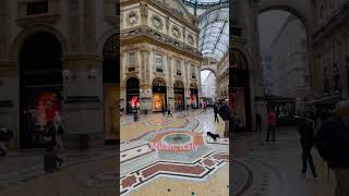 Galleria Vittorio Emanuele II Milan Italy shorts [upl. by Fry]