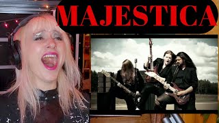 MAJESTICA  Above The Sky  Artist amp Vocal Performance Coach Reaction amp Analysis [upl. by Onaicram]