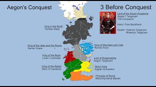 ASOIAF History of the Seven Kingdoms Every Year [upl. by Akilaz]