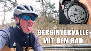 Bergintervalle mit dem Rad  Training für die Alpen Episode 2 [upl. by Thagard]