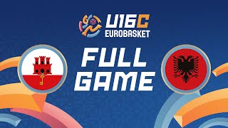 Group Phase  Gibraltar v Albania  Full Basketball Game  FIBA U16 Womens EuroBasket 2024 Div C [upl. by Rivy705]