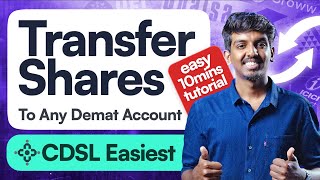 Transfer Shares to any Account in Just 10 Minutes  Demat to Demat Stock Transfer with CDSL [upl. by Hull]