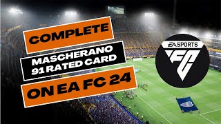 How to Complete Mascherano 91 Rated Card on EAFC Mobile 24 2024 [upl. by Ras]