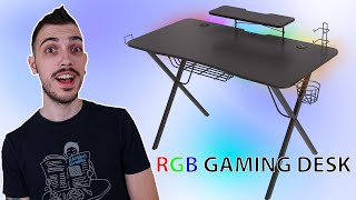 RGB Gaming Desks  Cosmic Byte Battleport amp Warzone [upl. by Nicole]