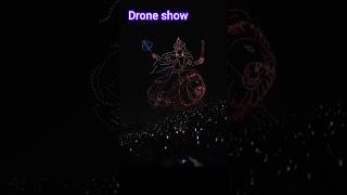 Durga Puja drone show in Maysur dashera drone droneshow hindufestival durgapuja youtubeshorts [upl. by Hansel]