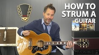 How to Strum Guitar Basic Strumming Exercises [upl. by Zerimar701]