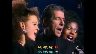 LEONARD COHEN  Take this waltz  TVRIP  1988  Subtitulado inglés y español [upl. by Grove]